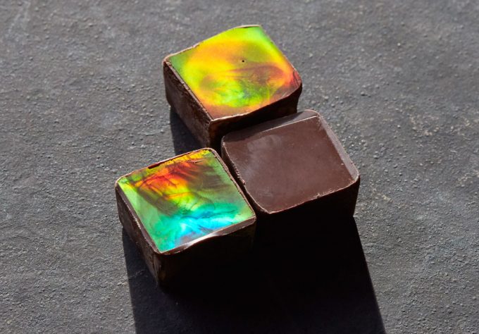 Color estructural en el chocolate