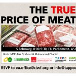 Cargo de sostenibilidad a los alimentos cárnicos