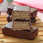 Galletas de barquillo con avellana y chocolate