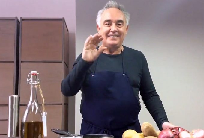 Recetas caseras de Ferrán Adrià