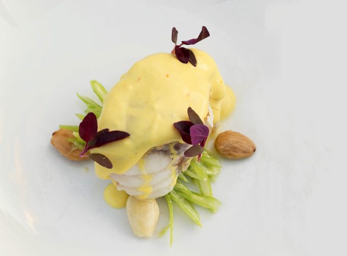 Rape infusionado con Manzanilla de Juanjo Carmona Receta del Chef