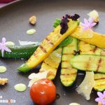 Salsa de cebollino y flor de ajo