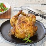 Receta de pollo entero al horno