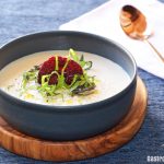 Cómo hacer ajoblanco de remolacha blanca