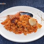 Receta de arroz en paella