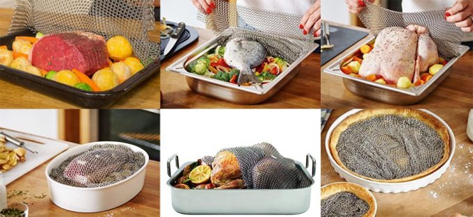 Malla de inox para asados