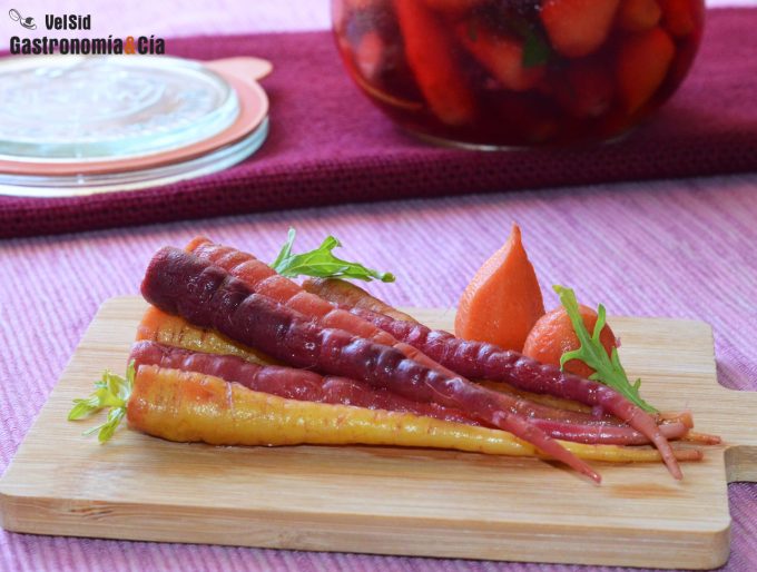 Zanahorias encurtidas