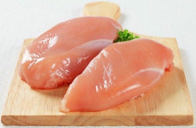 Estrias en la carne de pollo