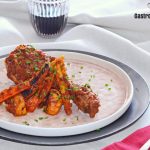 Guarnición de chirivías y zanahorias