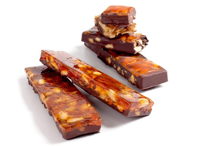 Molde con dos cavidades para hacer dos barras de turrón Molde polietileno