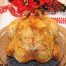 Pollo al horno para Navidad