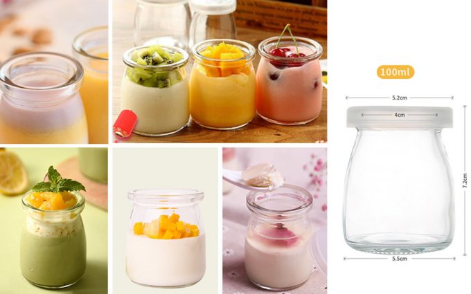 Tarros para yogur y postres