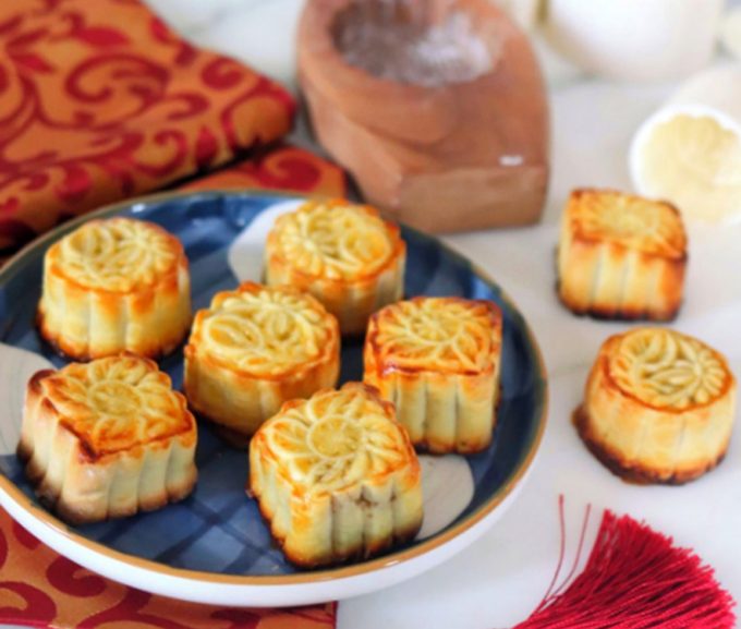 Receta de moon cake occidentalizado