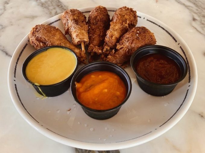 Alitas de pollo veganas