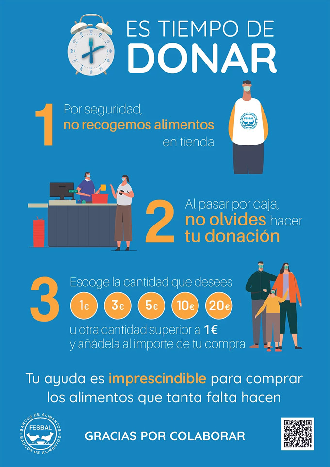 Colabora con Bancos de Alimentos