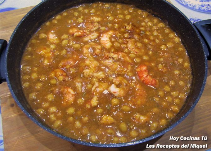 Receta de garbanzos