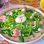 Con mortadella Bologna y huevo mollet