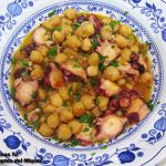 Garbanzos con pulpo