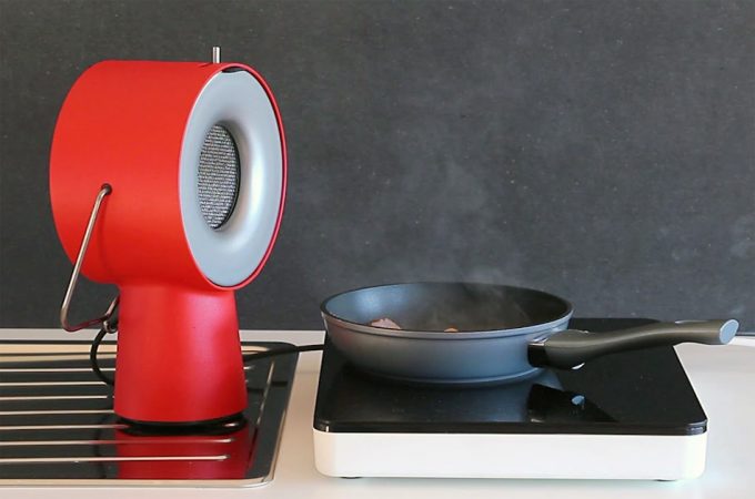 Extracción de humos en una cocina