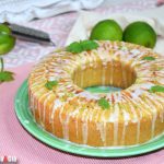 Bizcocho de lima con glaseado