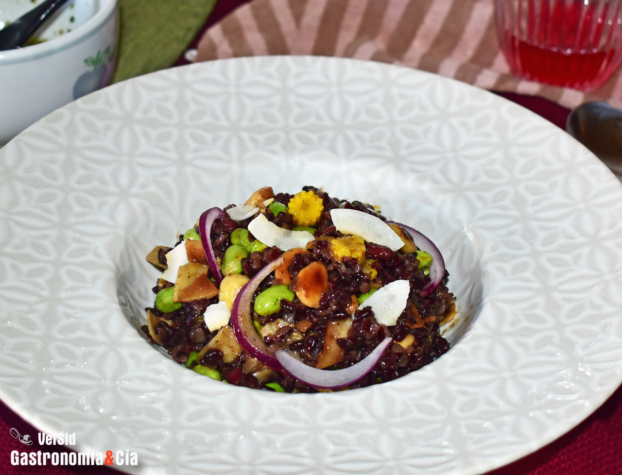 Receta de arroz venere