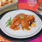 Pollo asado con gochu jang y limón