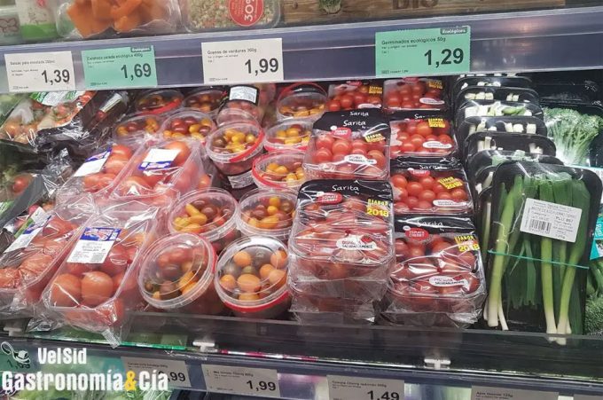 Eliminar los envases de plástico en las frutas, verduras y hortalizas