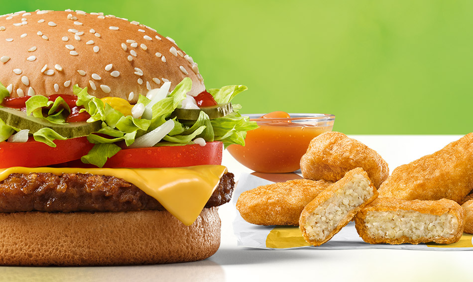Menús veganos y vegetales de McDonald’s