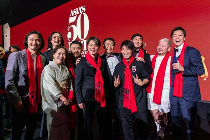 Entrega de premios por la Lista de los 50 Mejores Restaurantes de Asia 