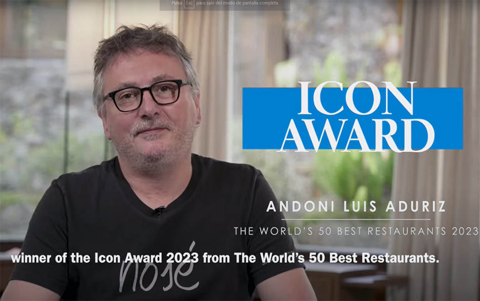 Andoni Luis Aduriz del Restaurante Mugaritz