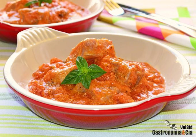 Cocinar bonito o atún jugoso