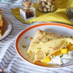 Mango y yogur con cardamomo y azafrán