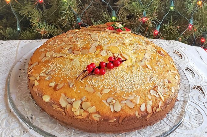 Postre típico de Grecia en el Día de Reyes