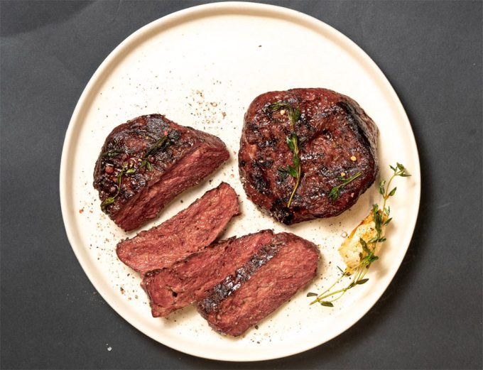 Carne vegetal Planted Steak.