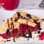 Crepes, fresas y chocolate
