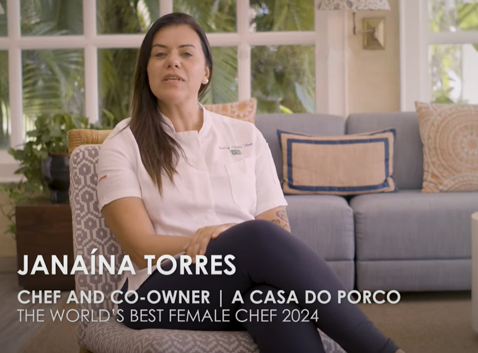 Chef brasileña Janaína Torres Rueda,