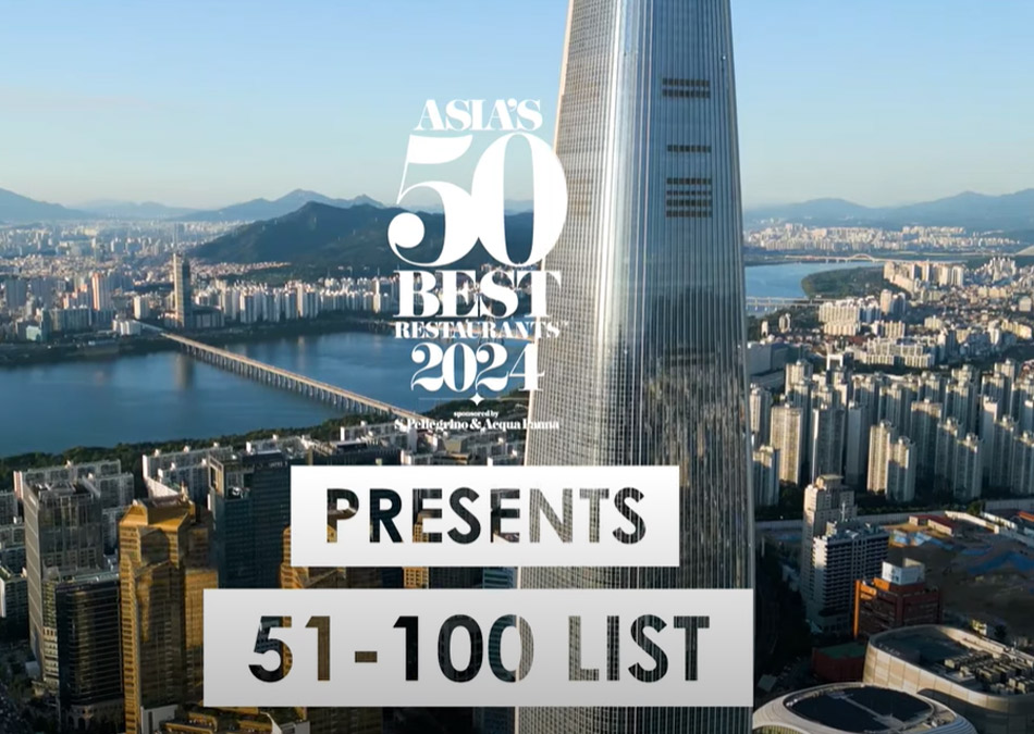 Lista de los 100 Mejores Restaurantes de Asia 2024