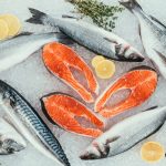 Pescado con infección por parásitos zoonóticos