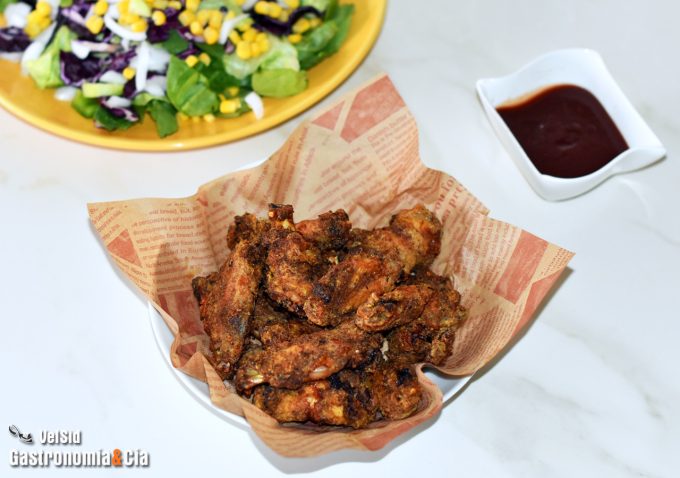 Alitas de pollo airfryer