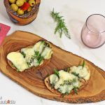 Receta de tostadas con queso