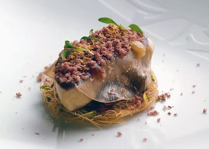 Plato del Restaurante STAY by Yannich Alleno