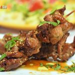 Brochetas de pavo en freidora de aire