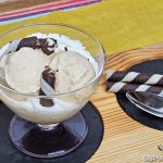 Helado casero de higos