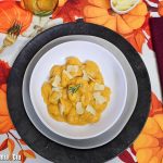 Gnocchi con salsa de calabaza