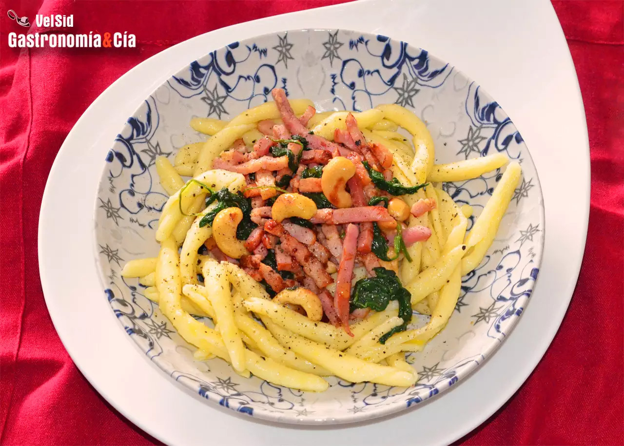 Pasta con bacon
