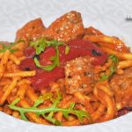 Receta de pasta con piquillo