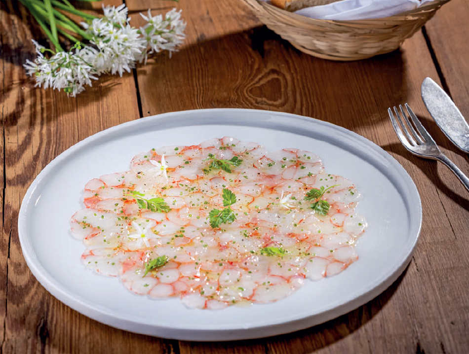 Receta De Carpaccio De Gamba Roja De Joan Roca Gastronom a C a Receta De Carpaccio De Gamba Roja De Joan Roca Gastronom a C a