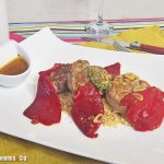 Solomillo con piquillos