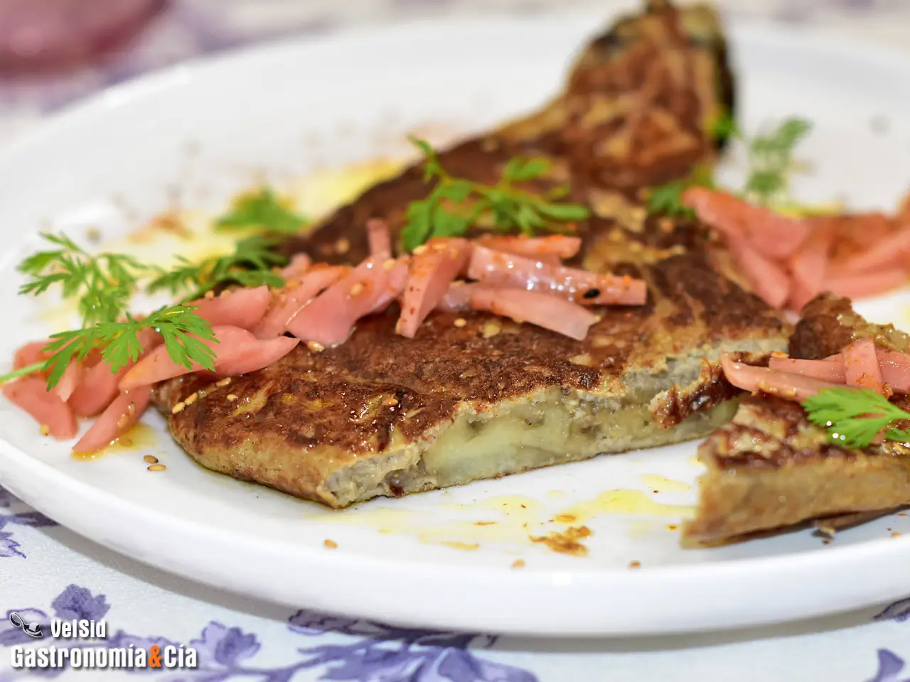 Receta de tortilla con berenjena
