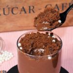 Pudin de chocolate y café